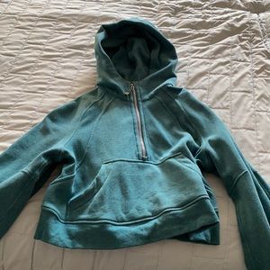 Lululemon oversized quarter zip scuba hoodie